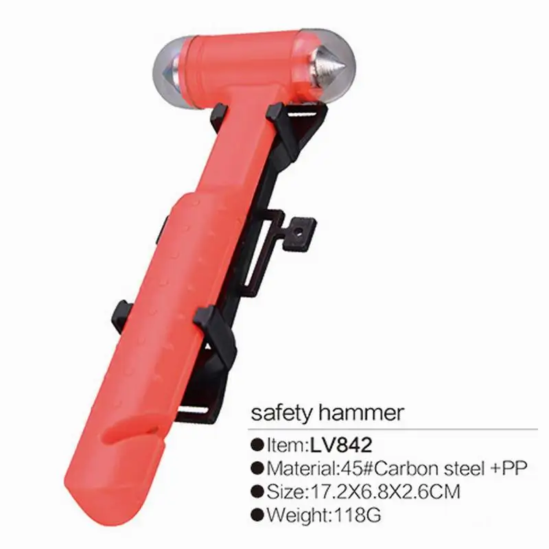 

Car Safety Hammer Self-Rescue Escape Hammer Car Window Breaker Car Safety Emergency Supplies Emergency Rescue Hammer Tool