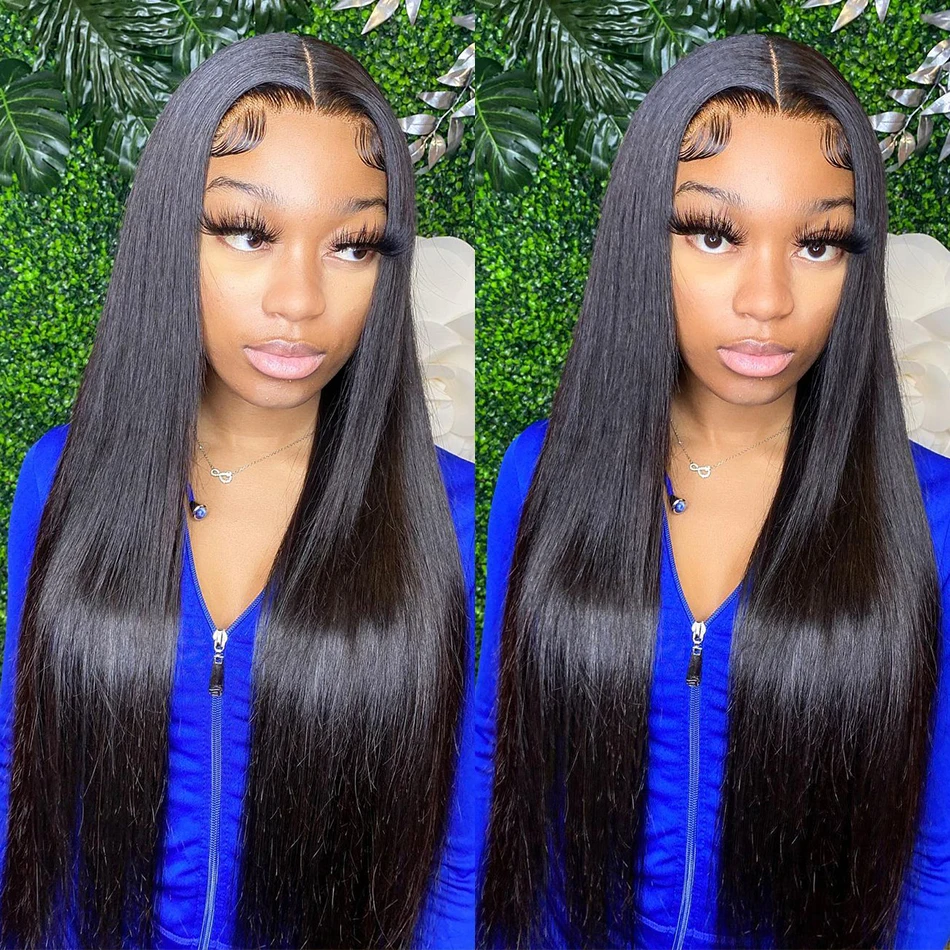 Straight Lace Front Human Hair Wigs Brazilian Straight Lace Front Human Hair Wigs For Black Women 4x4 Closure Wig