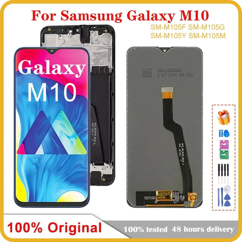 

6.22'' ORIGINAL LCD for SAMSUNG Galaxy M10 2019 Display SM-M105 M105F M105G/DS Touch Screen Digitizer Assembly +Service package