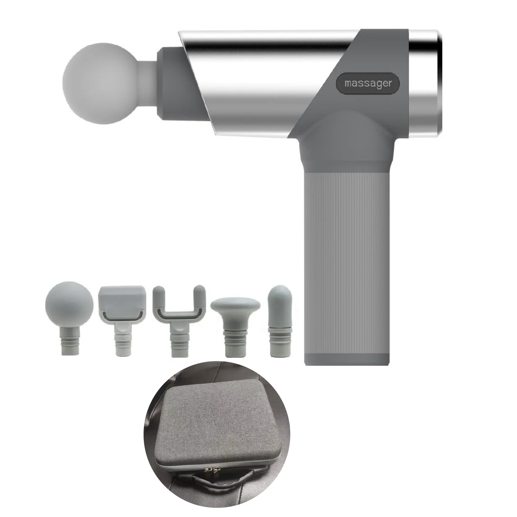 

Бустер, перкуссионный Регулируемый массажный пистолет с логотипом 2021, игрушка для массажа мышц, Спортивная фотография, 30 скоростей, 24 В, с ЖК...