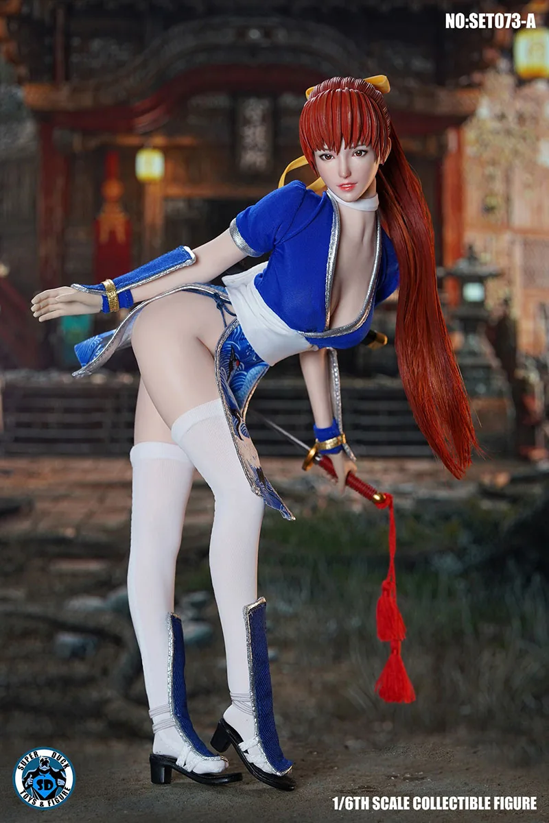 Набор Супер утка 1/6 сексуальный женский солдат-ниндзя нежная Лепка головы