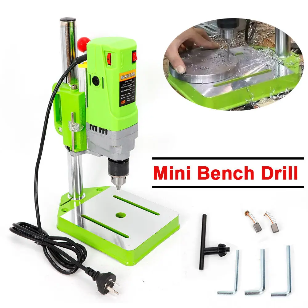 710W Electric Bench Drill Press Stand Metal DIY Wood Drilling Machine 0-2800r/min