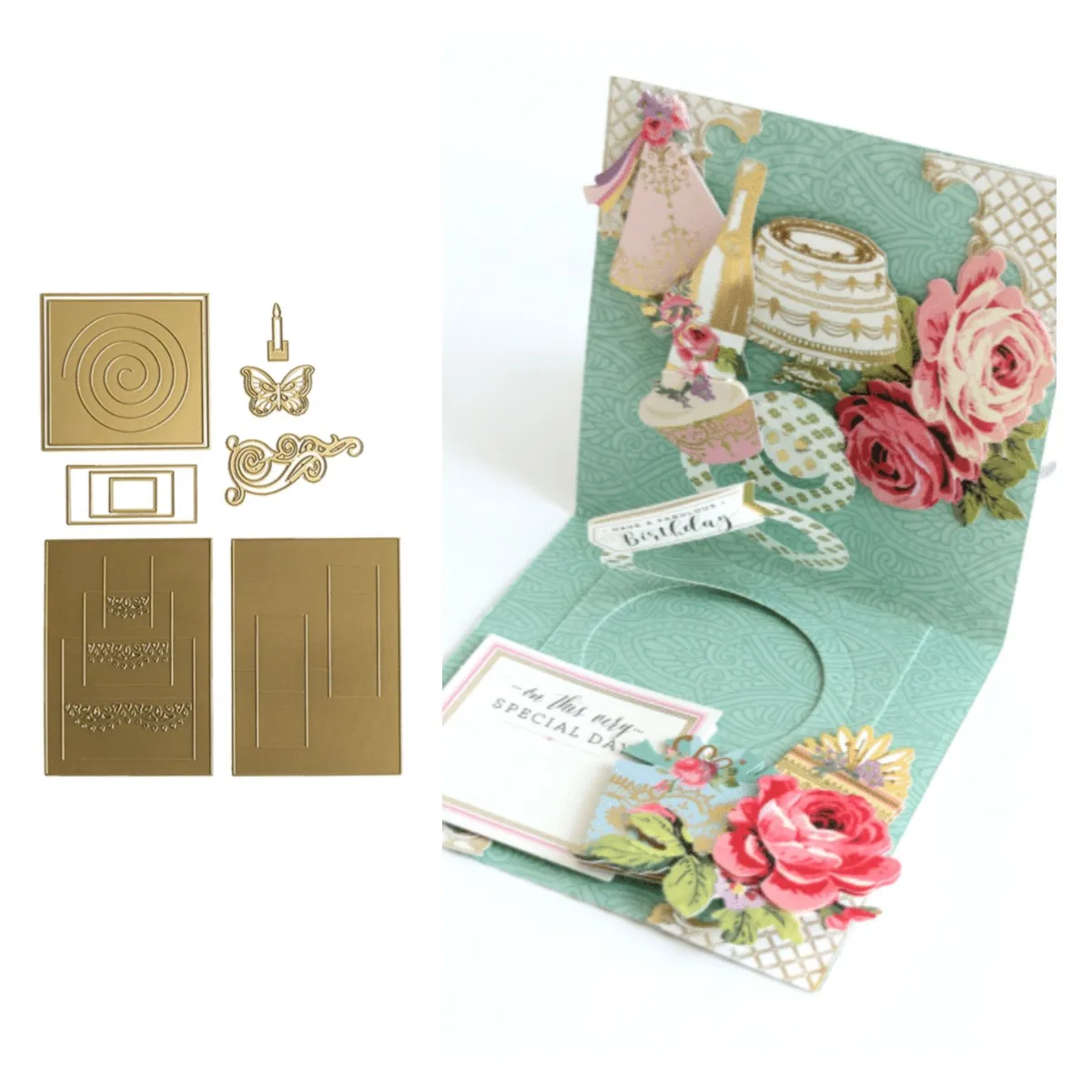 

Butterfly Square Metal Cutting Dies For Diy Scrapbooking Crafts Maker Photo Album Template Handmade Decoration 2022 New