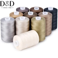 dd 1000 yards per spool 40s2 polyester 10 grey colors set sewing thread for hand sewingembroidery machine