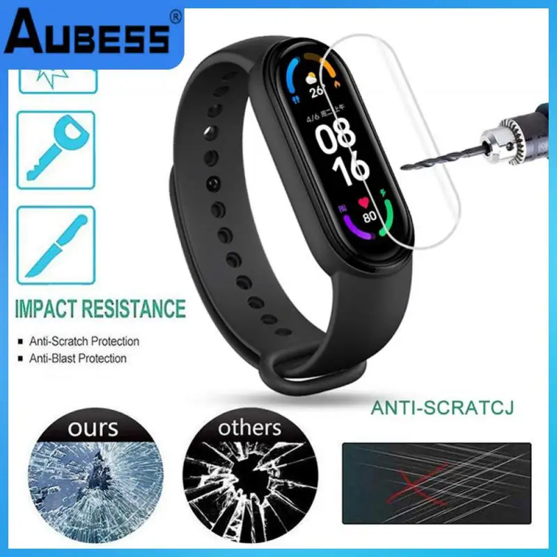 

Dustproof Smart Watch Protective Film Soft Protective Film Full Screen Cover Bracelet Screensaver Film Soft Waterproof