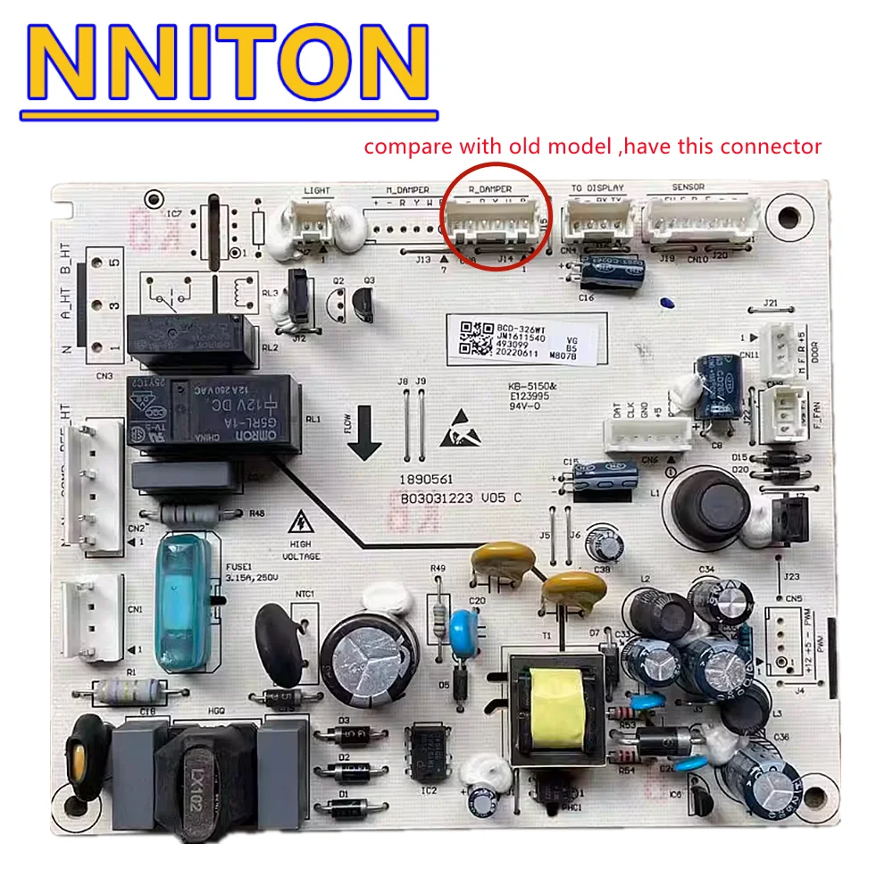 1611540 1890561 B03031223 материнская плата управления питанием холодильника для Hisense BCD-326WT, Fagor FFK6735BX