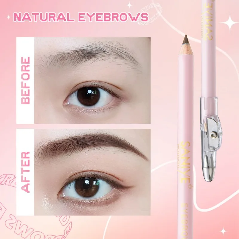 SANIYE карандаш-точилка для бровей карандаш подводки глаз Долговечный Легкий цвет
