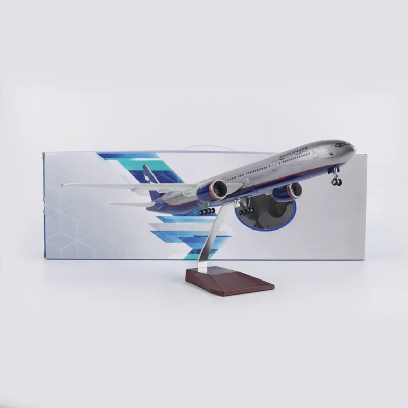 47 см масштаб 1/157 777 B777 самолет Россия AEROFLOT Airlines модель W свет и шасси на колесах