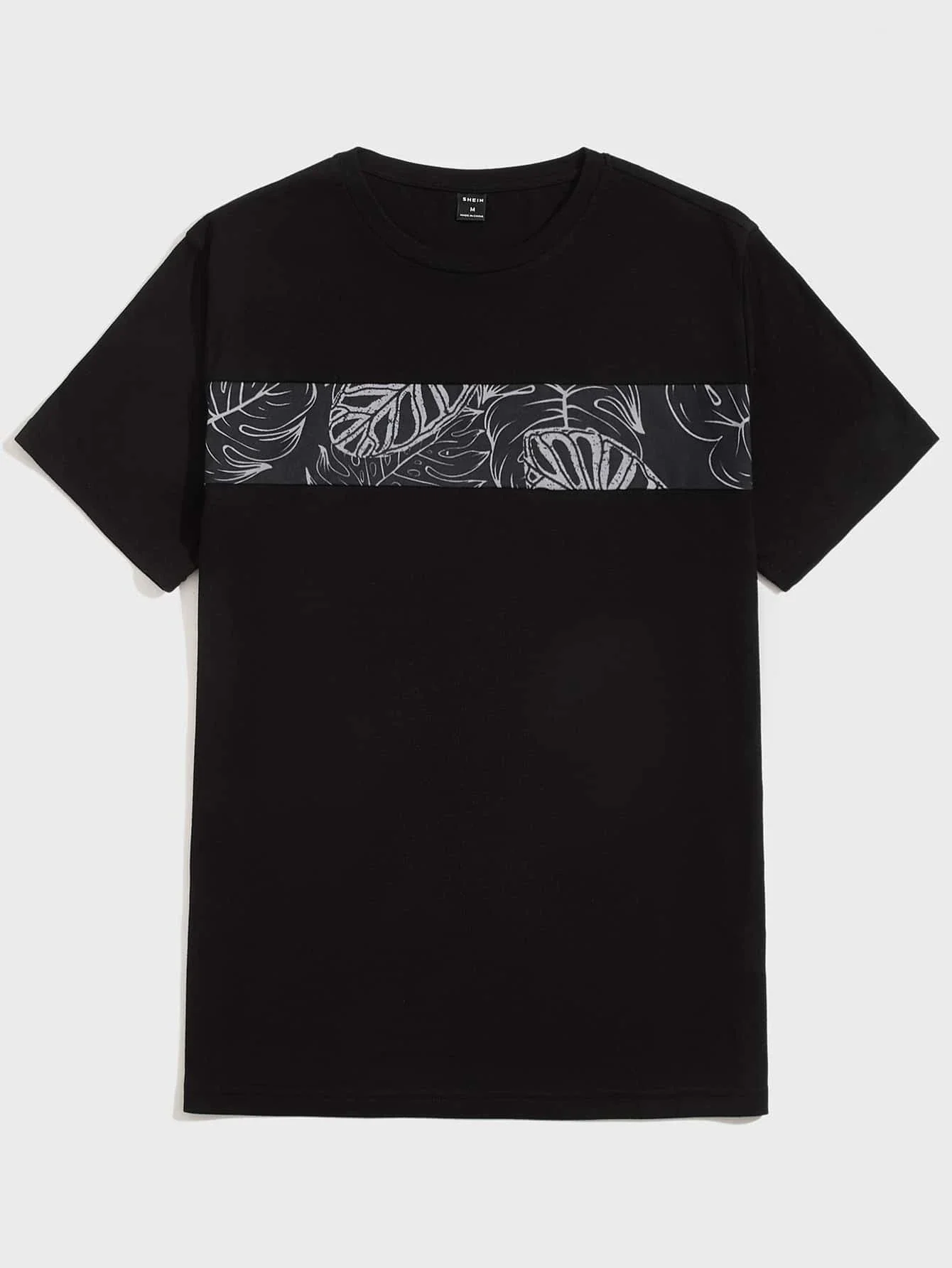 

Men Tropical Print Top
