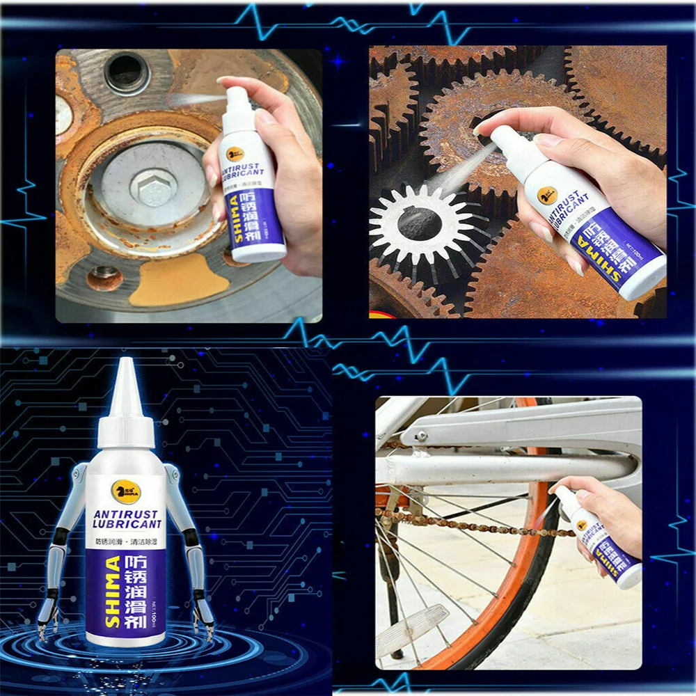 

100ML Shima anti-rust lubricant car rust remover tire maintenance motorcycle chain cleaning