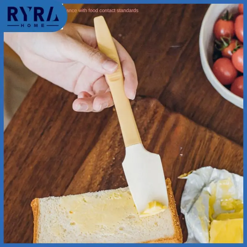 

Multifunctional Cooking Spatula Cream Soft Glue Spatula Clean And Hygienic Mini Kitchen Spatula Can Easily Remove Liquid No Odor