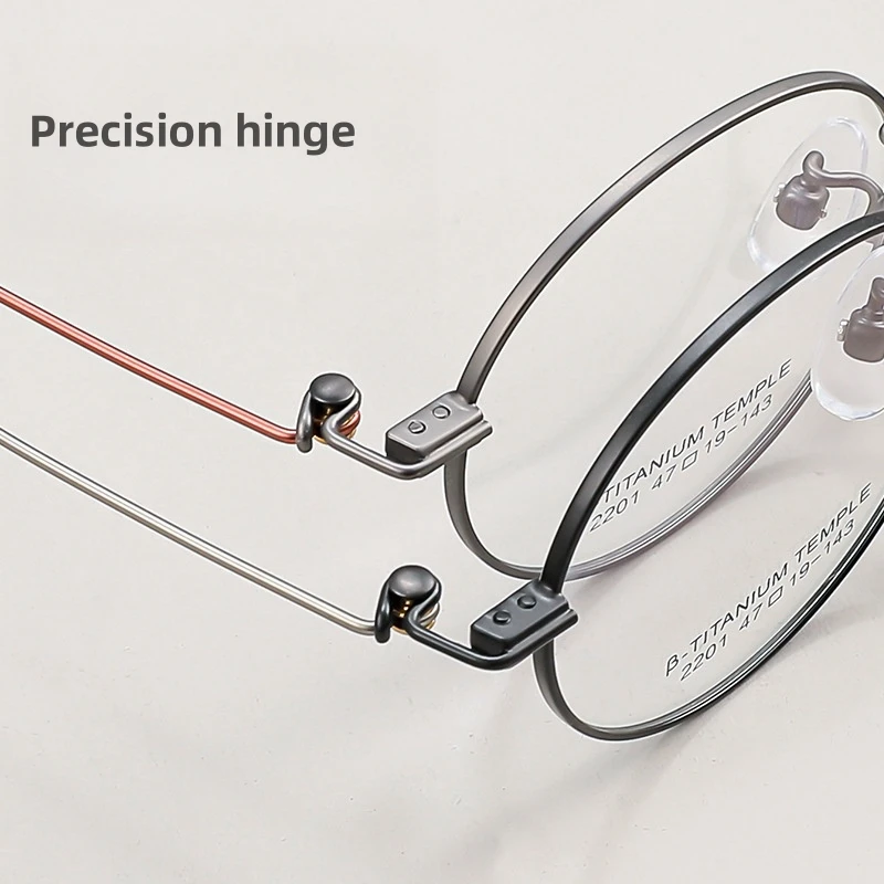 KatKani Ultra светильник ретро модная круглая оправа чистый Титаник Женская для очков