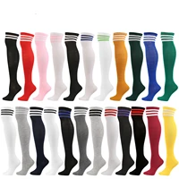 mens and womens trend over the knee socks three bar dance all match stockings jacquard breathable high socks