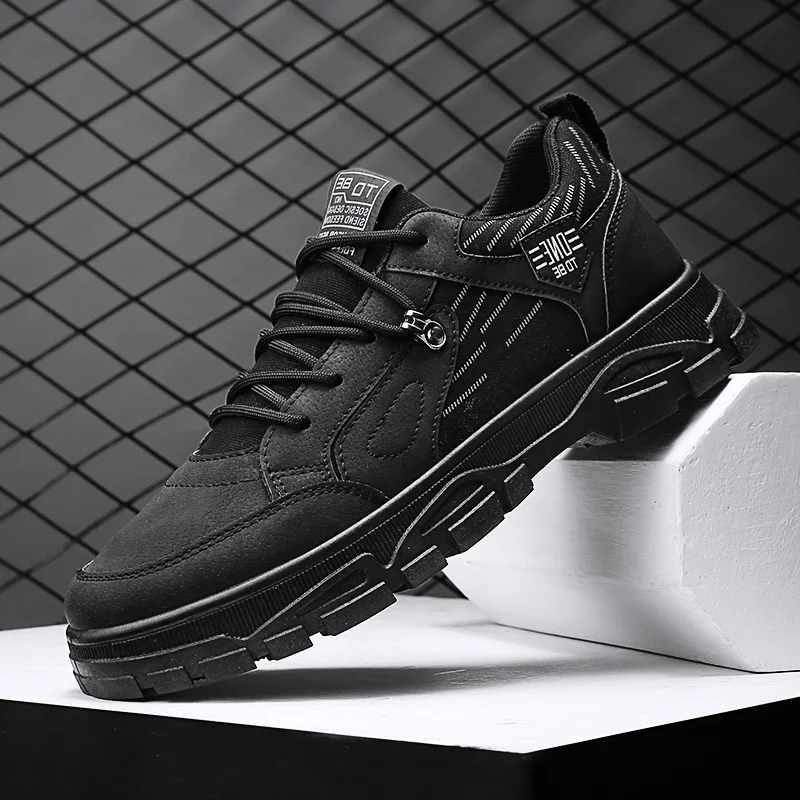 

2022 Spring and Autumn Fashion All-match Men Sneakers New Loafers Summer Breathable Casual Shoes Thick-soled Men's Sports Shoes