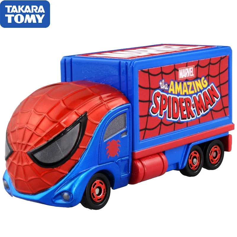 

TOMY Dumeka Simulation Alloy Car Model Spider Man Truck Children's Toys