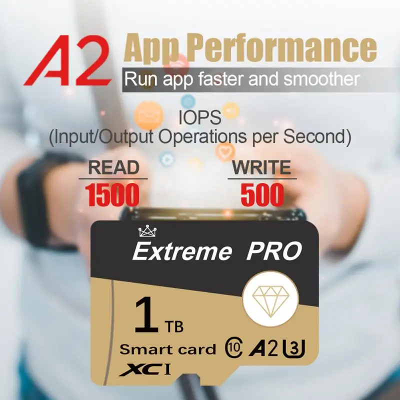 100% оригинальная карта Micro TF SD-карта класса 10 32 ГБ 64 128 512 2 ТБ памяти для телефона