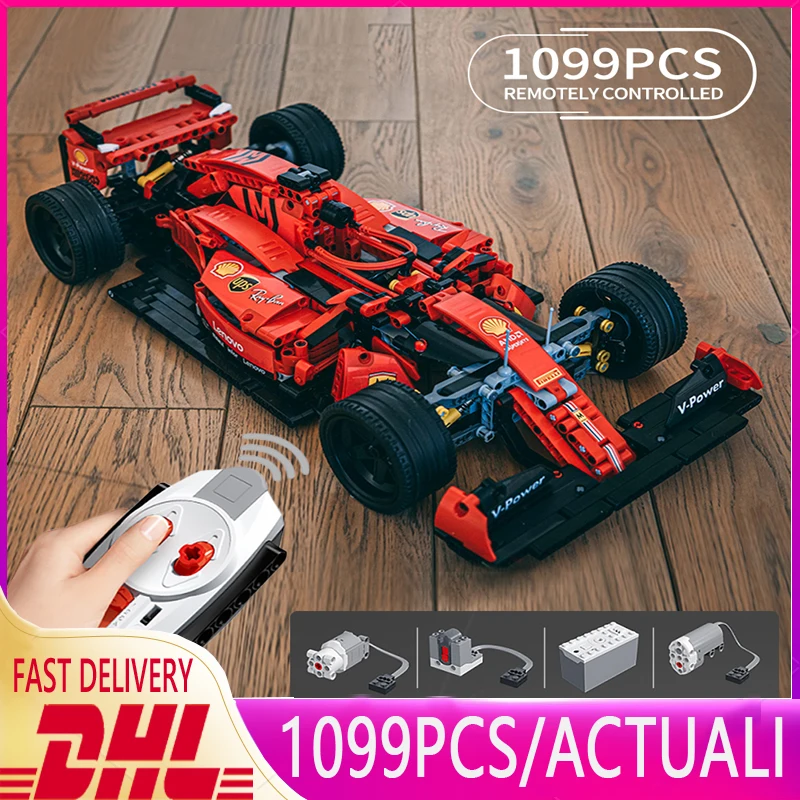 

2022 New Expert Famous 023005 RSR Super Racing Car F1 Sports Vehicle Building Block Model Modular Brick Christmas Gifts Boys Toy