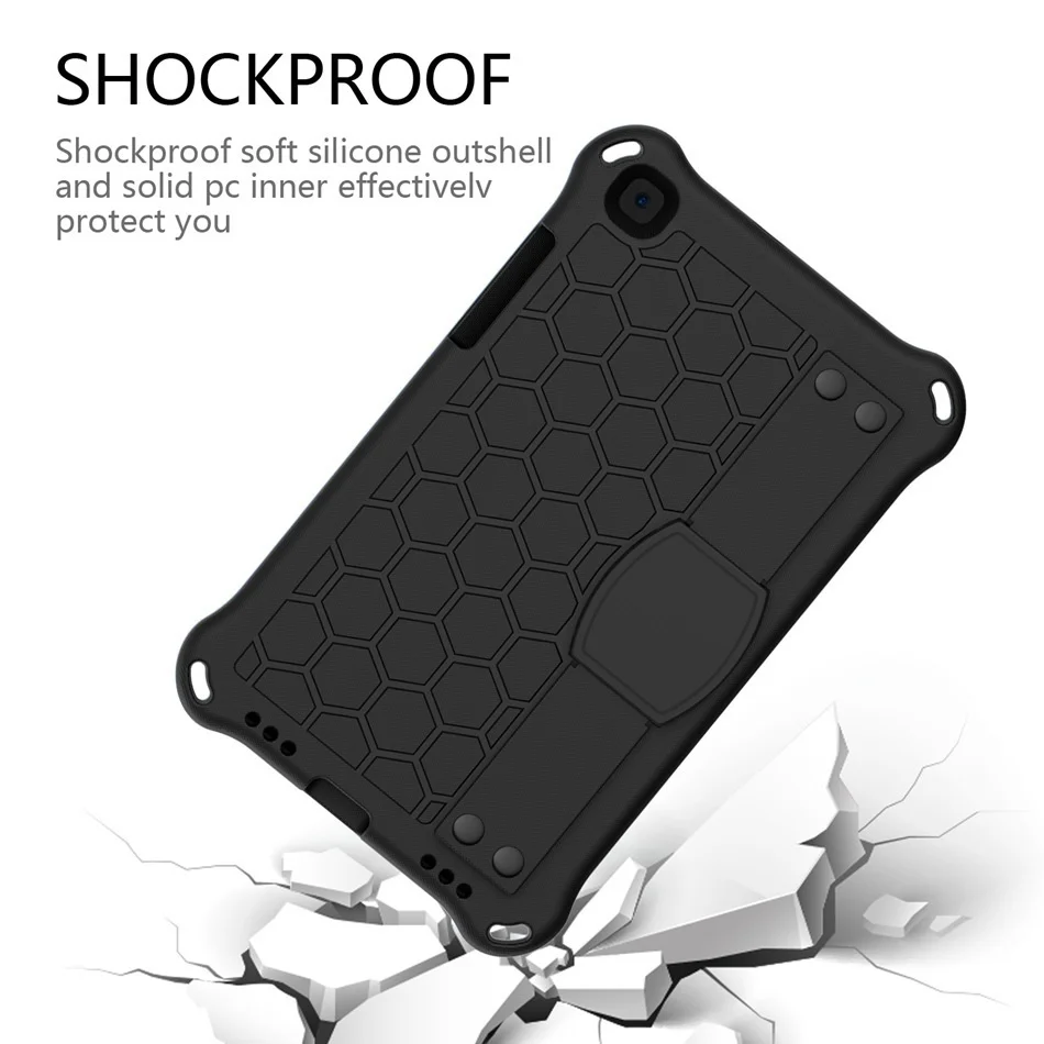 

For Samsung Galaxy Tab A 8.0 2019 SM-T290 SM-T295 case Non toxic materials full body tablet cover for kids Stand capa case