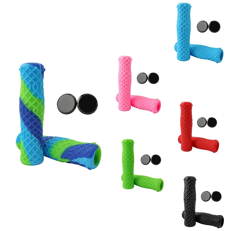 

Cycling Handlebar Bicycle MTB Anti-Skid Shock-Absorbing Soft Bike Grips