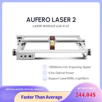 aufero21 laser engraver for wood and metal 5 5w protable 390390mm 10000mmmin diy logo marking laser engraving cutting machine