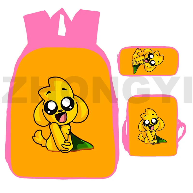 

New 12/16 Inch Mikecrack 3D Print Backpack Canvas Backpack Men Women Kawaii Anime Cartoon Children School Supplies Daily Mochila