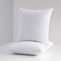 globon solid cushion core head waist feather down pillows set of 2 100 cotton suitable for bed sofa cushion home decoration