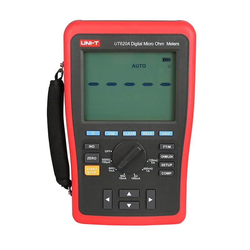 

UNI-T UT620A DC Low Resistance Tester Digital Ohm Meter Milliohm Meter Micro-ohm Multimeter
