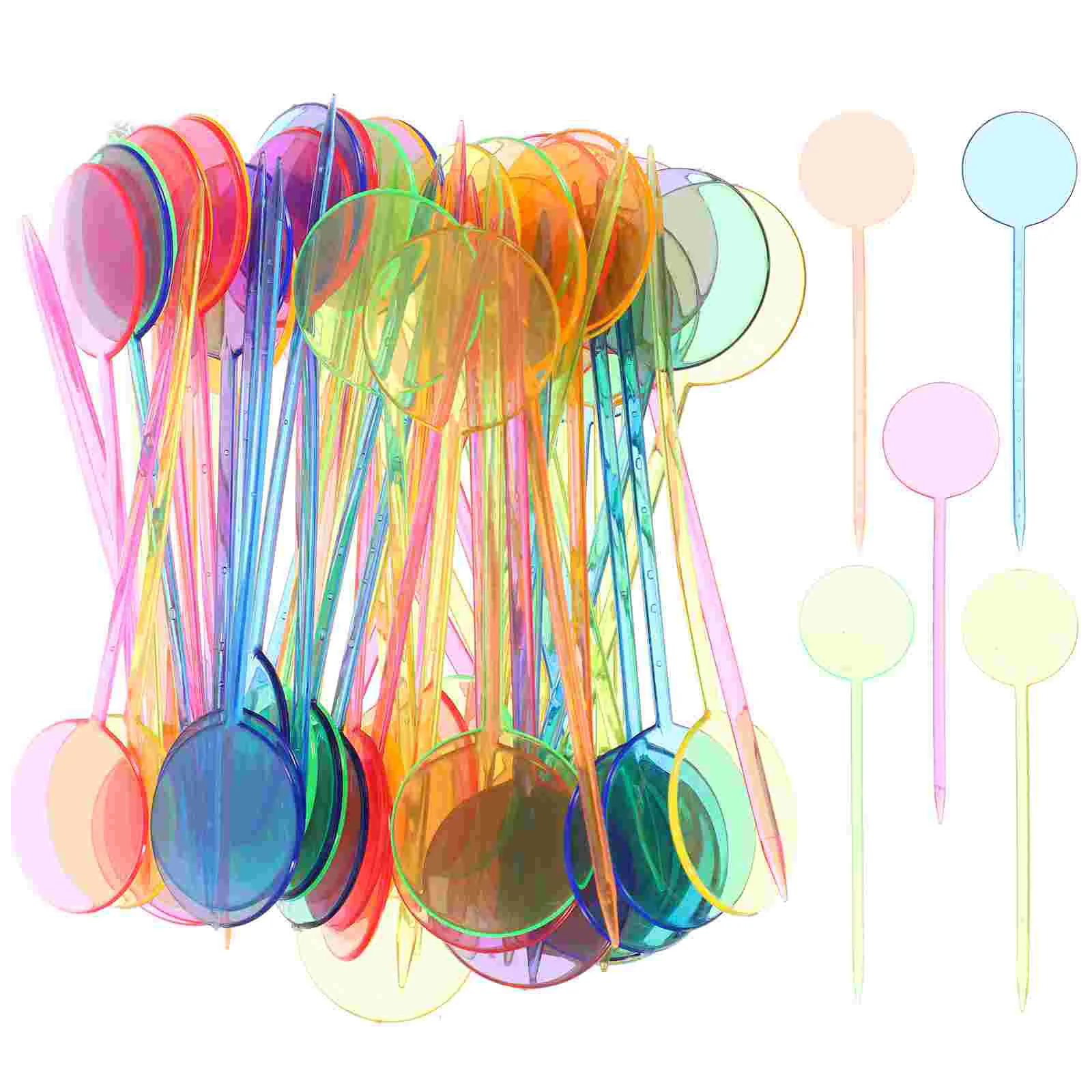 

100Pcs Decors Creative Fruit Forks Dessert Fruit Sticks One-Off Fruit Picks Fruit Sticks for Kitchen