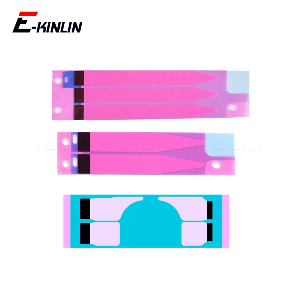 

10 шт. наклейки на аккумулятор для iPhone 5 5S SE 5C 6 6S 7 8 Plus X XS Max XR, наклейка на аккумулятор, клейкая лента, сменные детали