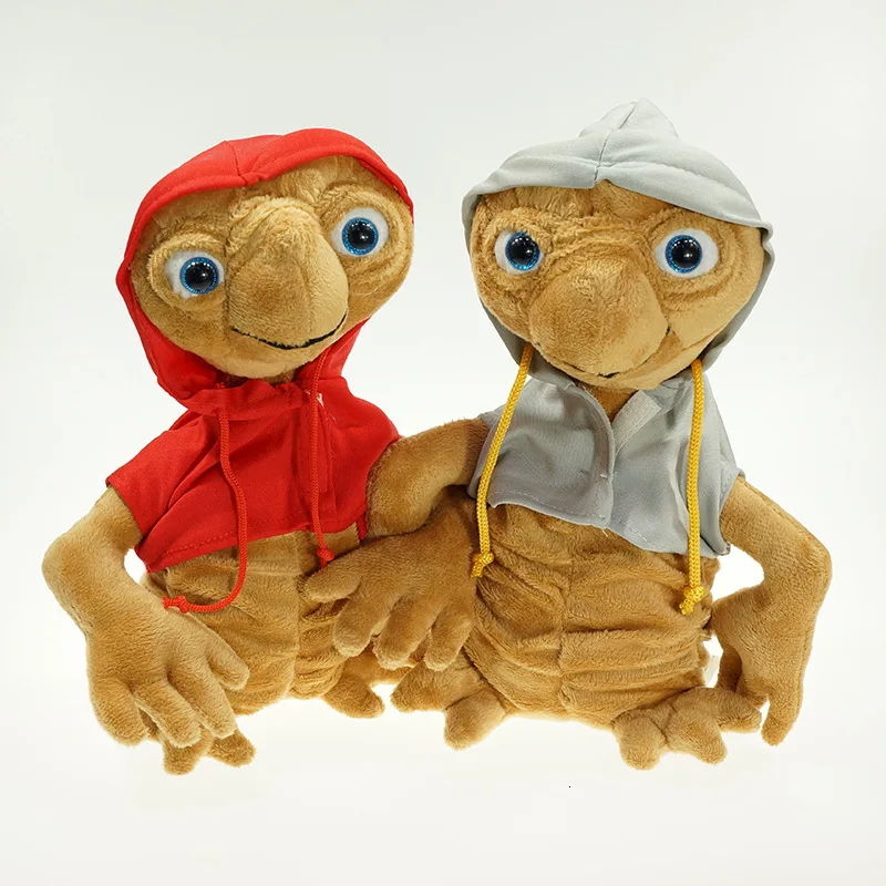 20CM  E.T Alien Plush Doll Toy ET The Extra-Terrestrial Stuffed Doll With Cloth High Quality Kids Christmas Gifts