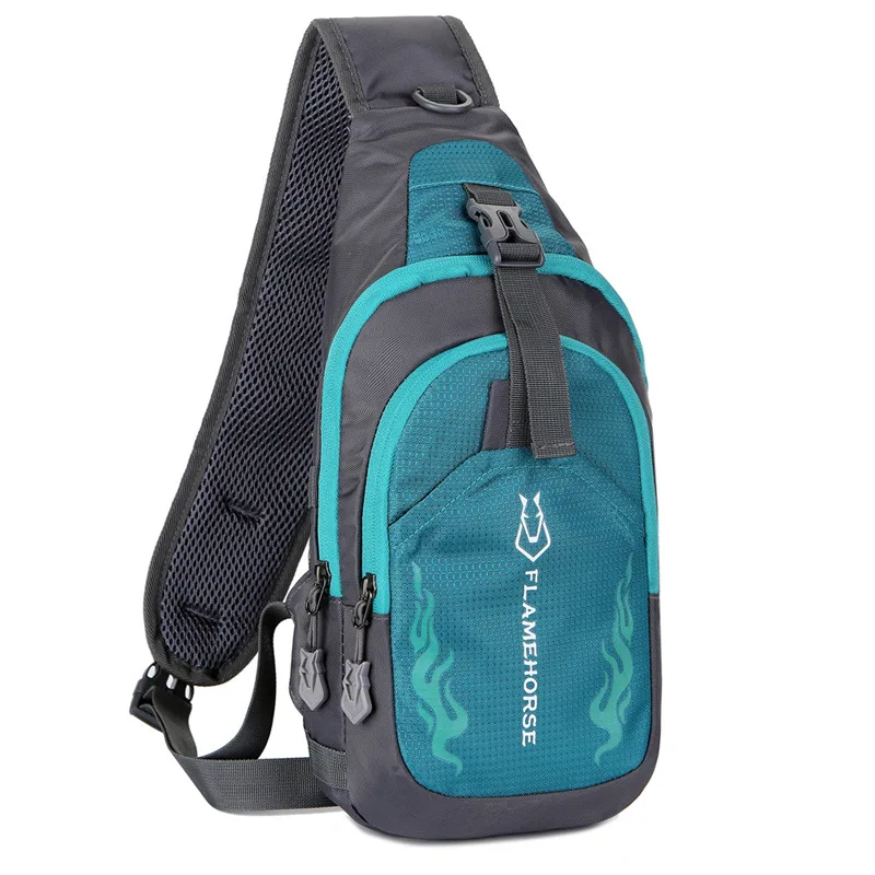 

Lightweight Men Sling Backpack Chest Crossbody Bag Shoulder Bag Waterproof Chest Bag Travel Sports Gym Cycling Running Daypack