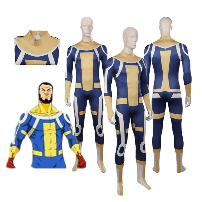 

Anime Invincible The Immortal Cosplay Costume Adult Men Jumpsuit Outfits Halloween Carnival Disguise Party Suit