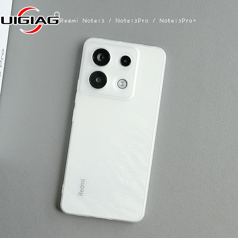 Ультратонкий матовый Силиконовый мягкий чехол для Xiaomi Redmi Note 13 Pro Plus + зеркальный