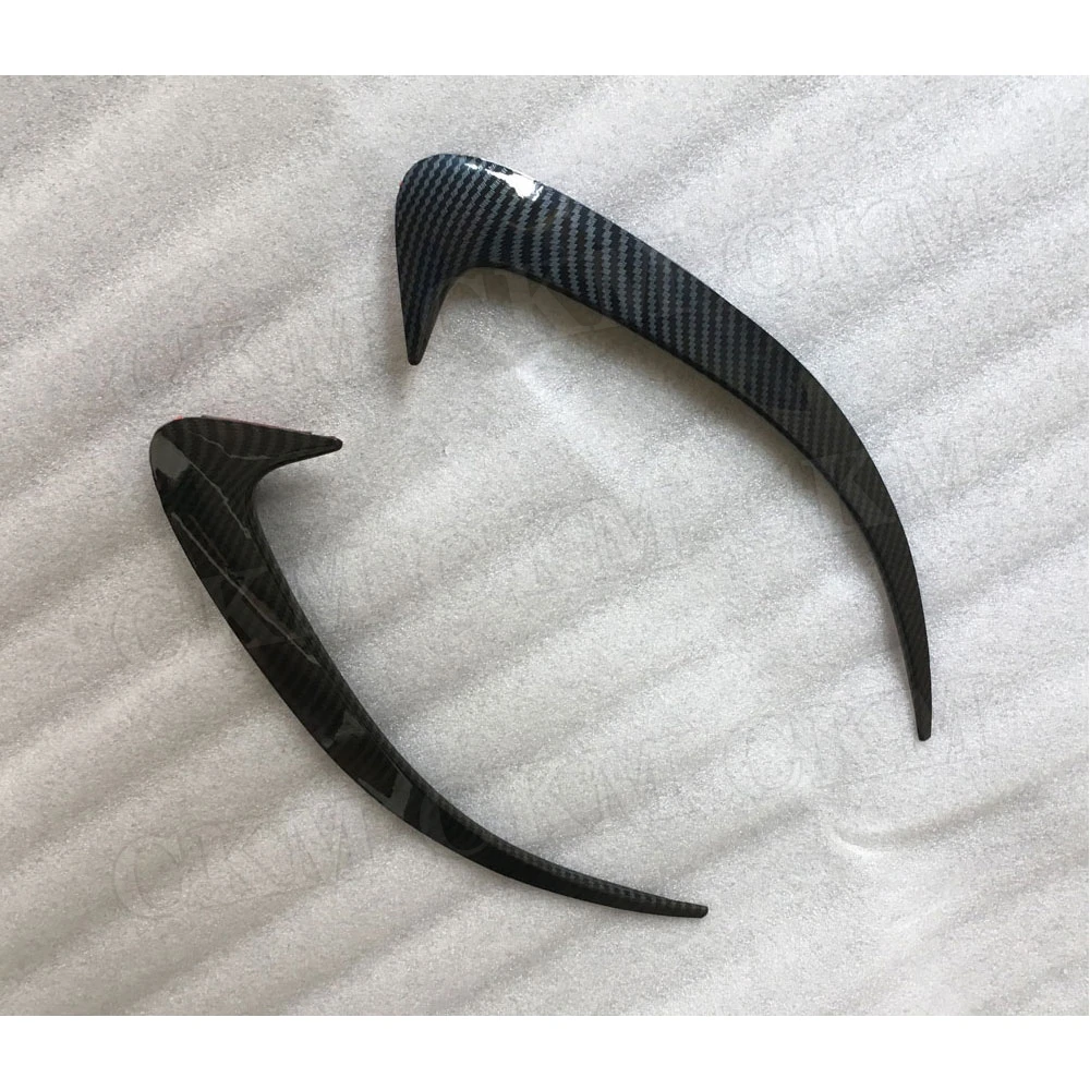 Дефлекторы для заднего бампера Mercedes-Benz CLS Class CLS300 CLS350 CLS450 Sedan 2019 + углеродное