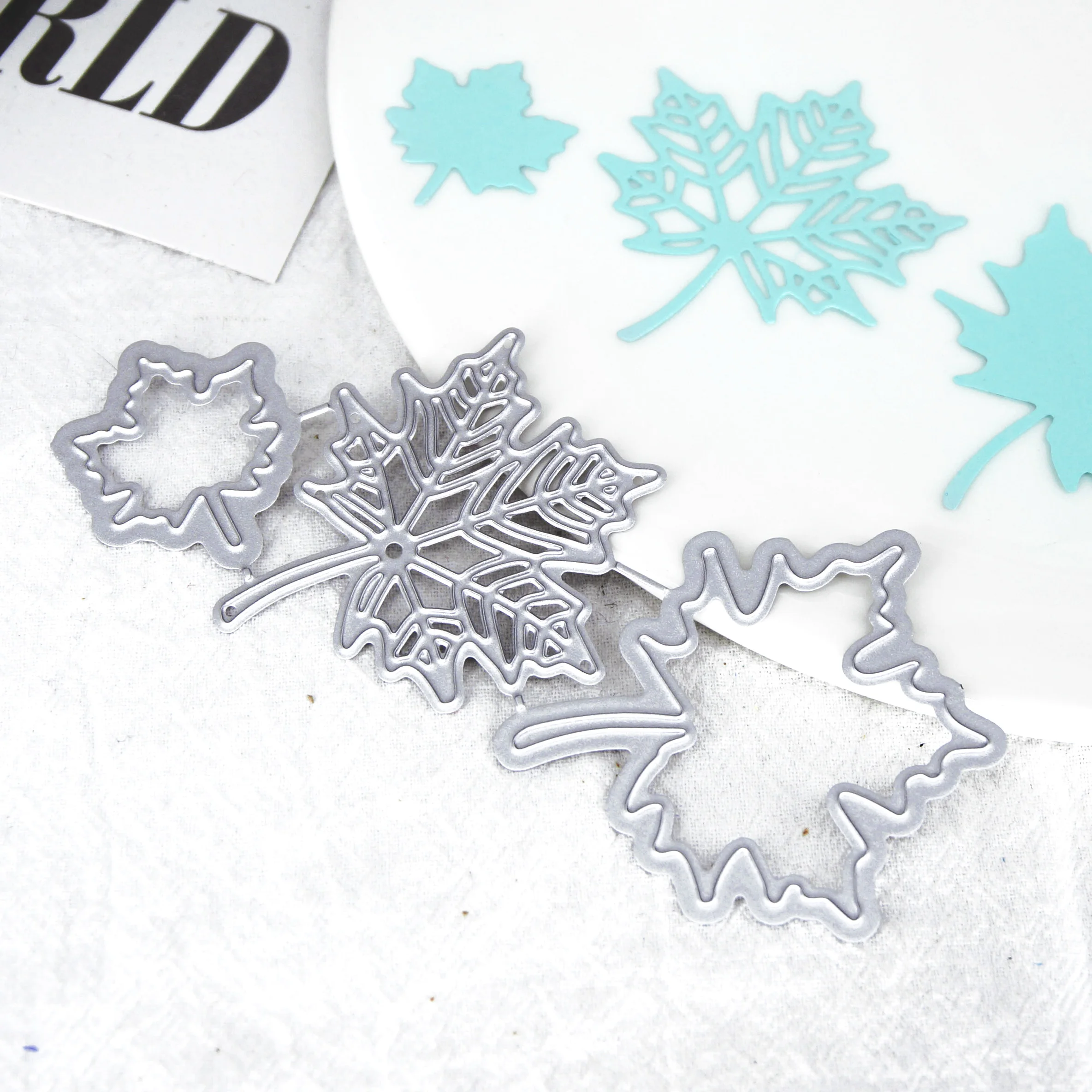 Трафареты для высечки растений и кленовых листьев трафареты скрапбукинга