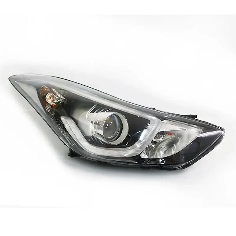 Фара в сборе для Hyundai Elantra 2012-2016 16-19 галогенная модернизированная светодиодная с