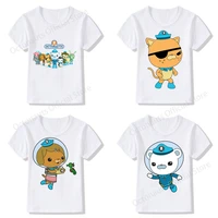 the octonauts kids baby t shirt tops girl boy clothing barnacles kwazii anime clothes for children tshirts blouses clothes kid