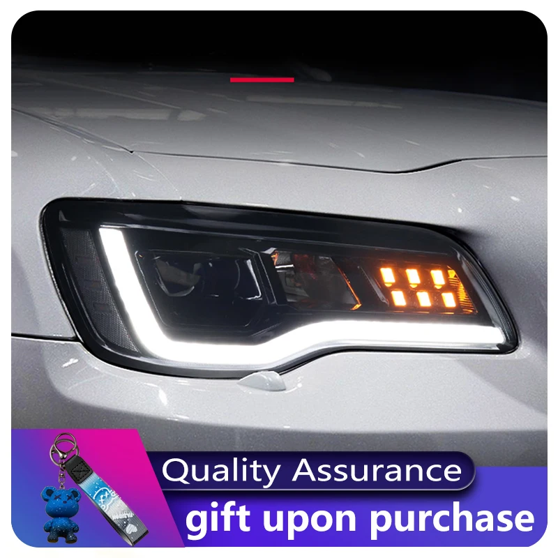 Авто ходовые огни для автомобилей 12 В Chrysler 300C 2011-2017 светодиодные фары Drl высокая