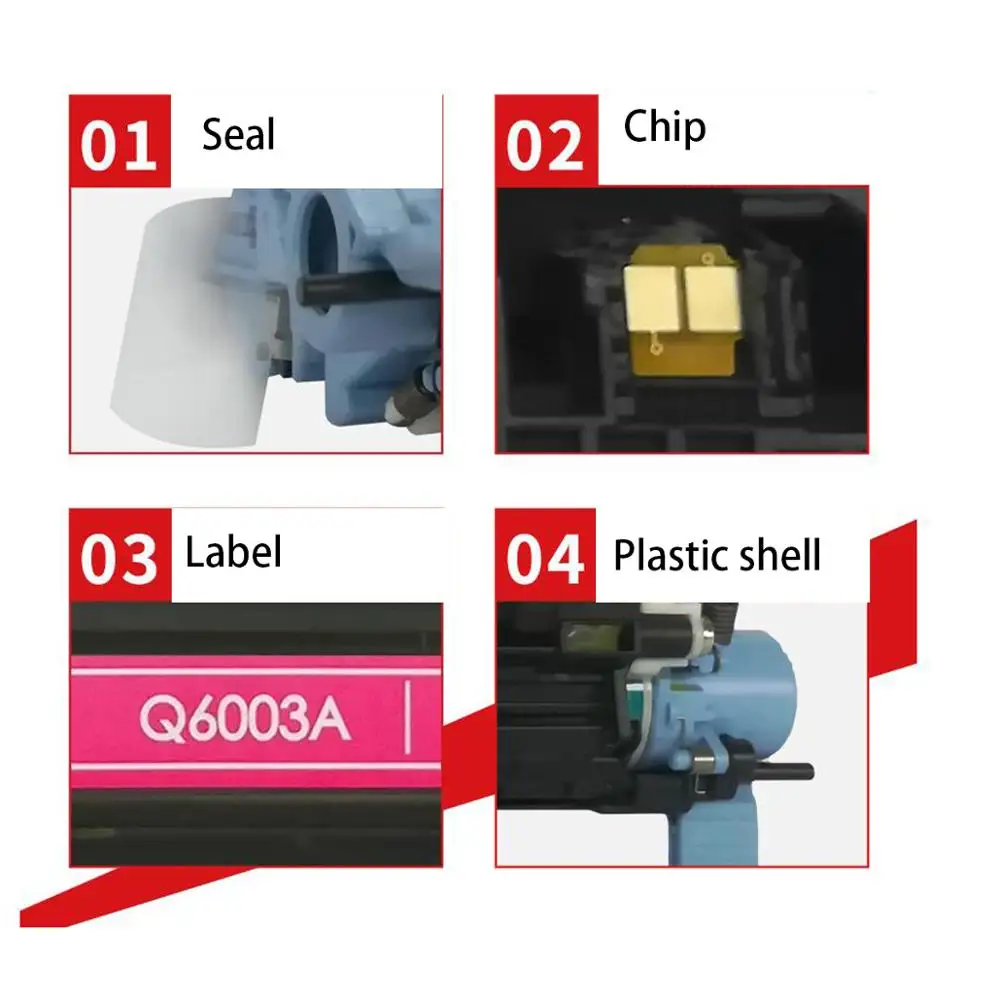 Новый цветной тонер-картридж для Canon CRG-107/307/707/9421A004/9422A004/9423A004/9424A004/для HP