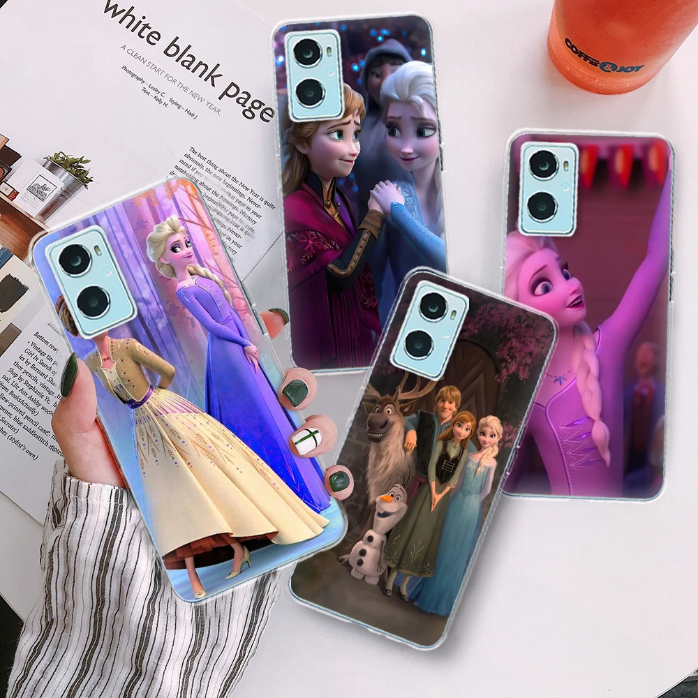 

Disney Princess Elsa phone case For OPPO A 1 3 5 11 15 16 32 35 37 53 54 57 55 59 73 74 F 1 7 83 transparent silicone cover