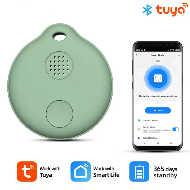 

2023 Tuya Smart Tag Wireless -compatible Tracker Key Finder Locator Anti Lost Alarm Tracker Works With Smart Life App