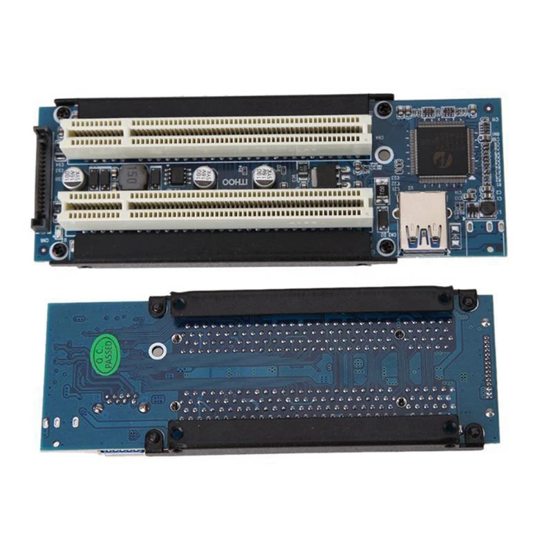 Pci-E Express X1 на двойной Pci Райзер расширенная Адаптерная карта с кабелем 1 м USB3.0 для