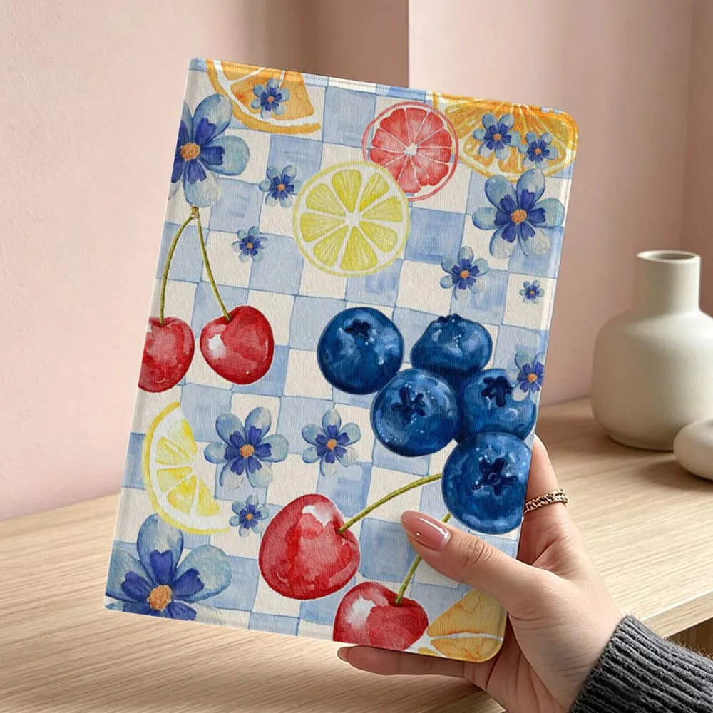 Фото Чехол для планшета Samsung Galaxy Tab S11 S10 S9 S8 S7 S6 A11 A9 A8 A7 Ultra Lite FE Plus с дизайном в виде лимонов, мягкий, с рисунком лимона №5
