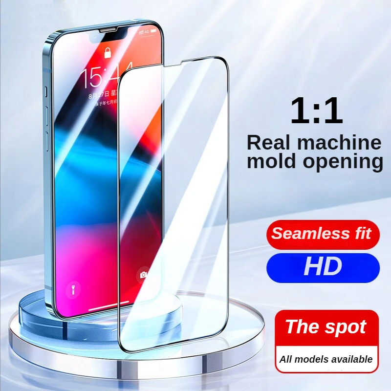 

Protective Glass For Apple iPhone 13 12 mini 11 Pro Max Tempered Screen Protector iPhone X XR XS Max Safety Glass Film