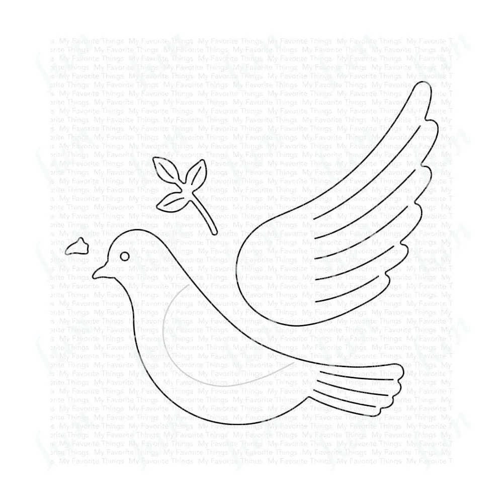 Metal Cutting Dies Peaceful Dove Craft Supplies Stencils for