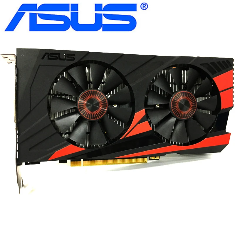 Видеокарта ASUS оригинал GTX950 2 ГБ 128 бит GDDR5 графические платы для nVIDIA видеоадаптеры