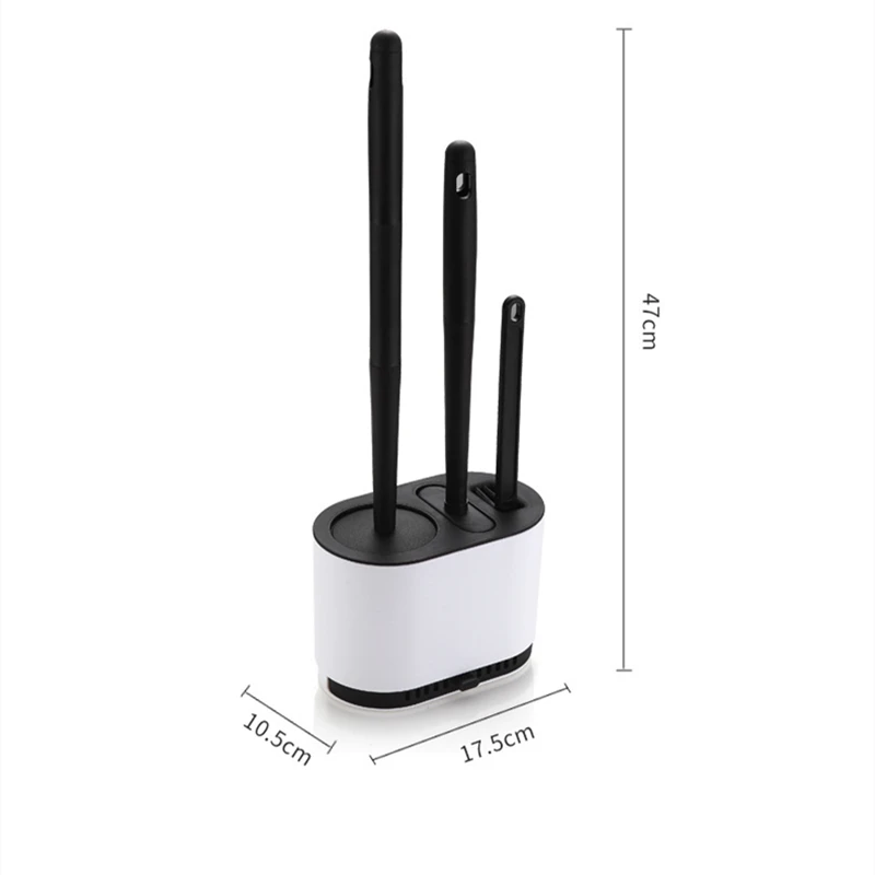 1 шт. Настенная/напольная щетка для туалета с длинной ручкой чистки аксессуары