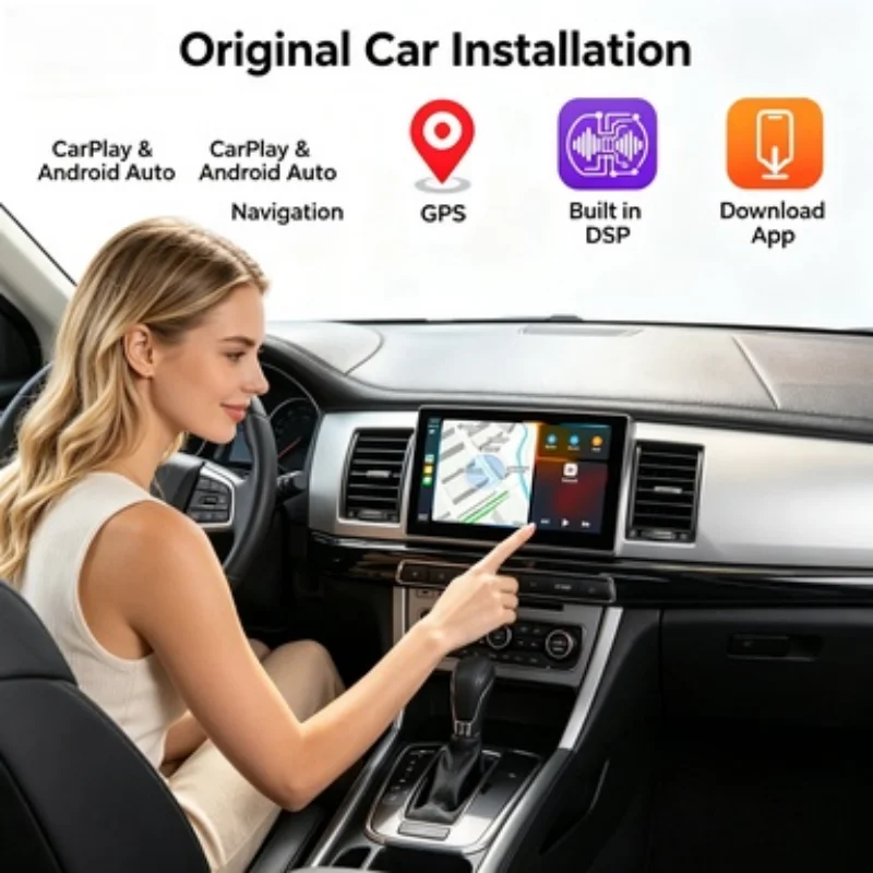 Фото Для Jaguar XF 2008-2015: Мультимедийная система Android с GPS-навигацией, аудиоплеером и стереоустройством (головное устройство) №1