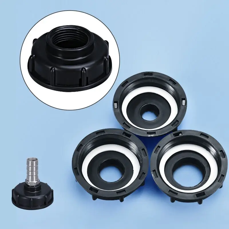 

Грубая резьба S60x6 для 1/2 "3/4" 1 "внутренняя резьба, фитинги для резервуара IBC, пластиковая стандартная деталь для клапана шланга смесителя