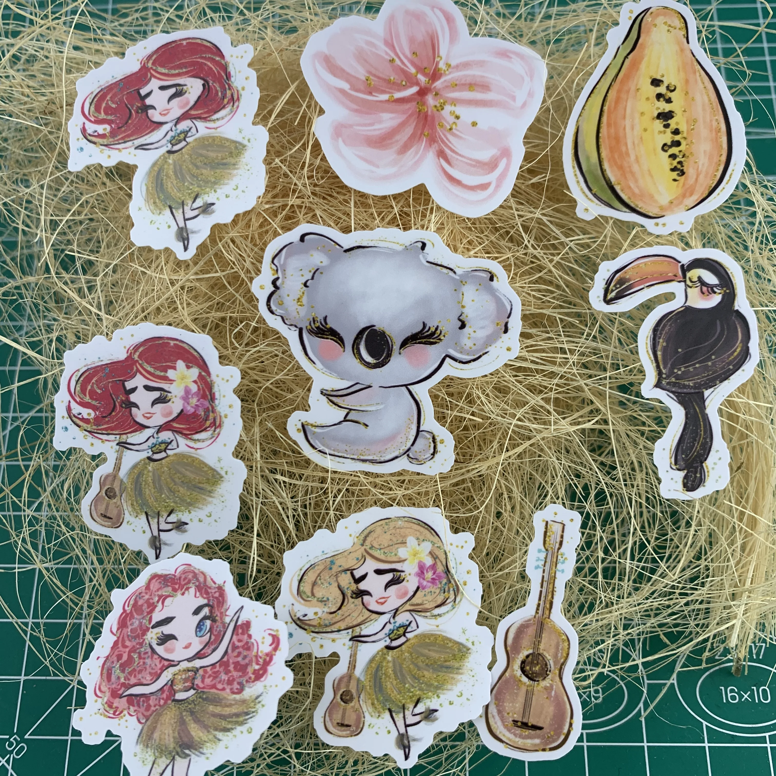 

20 шт., наклейки для девочек и мальчиков